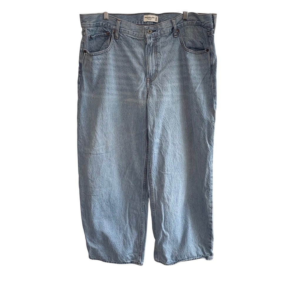 Abercrombie & Fitch Size 33 The Ultra Loose Low Rise Jeans Relaxed Baggy Denim